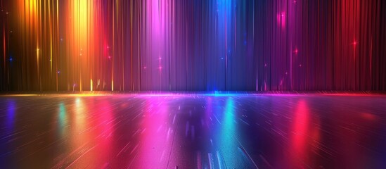 Poster - Colorful backdrop with copy space image.