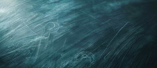 Fototapete - Close-up of a chalkboard texture for an educational concept, with space for an image. Copy space image. Place for adding text and design