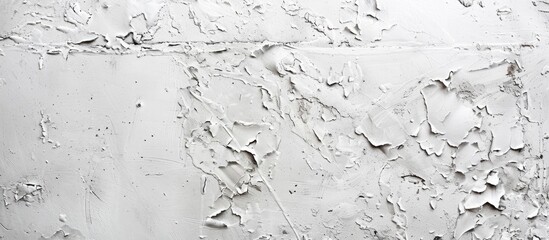 Sticker - A white-painted concrete surface offering ample copy space image.