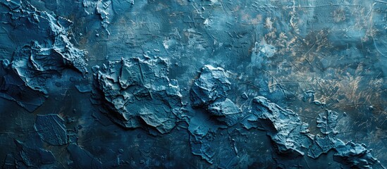 Aufkleber - Background in varying shades of blue with textured elements to create an appealing copy space image.