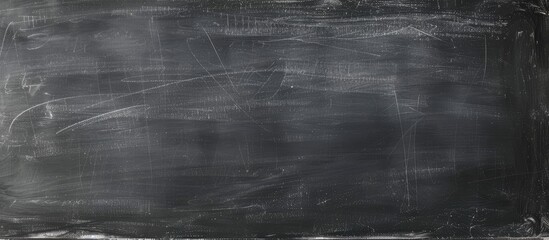 Aufkleber - A black chalkboard with space for writing and drawing. Copy space image. Place for adding text and design