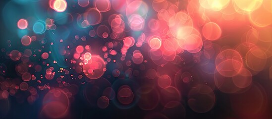 Aufkleber - Blurred background with bokeh lights and shadows, perfect for copy space image.