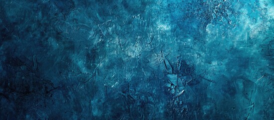 Aufkleber - Background in varying shades of blue with textured elements to create an appealing copy space image.
