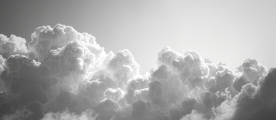 Poster - Background showing a cloudy sky with copy space image.