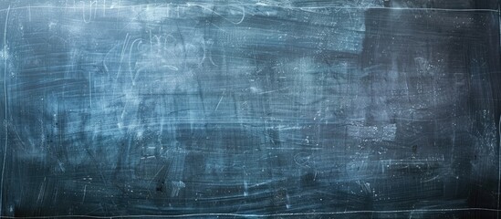 Wall Mural - Close-up of a chalkboard texture for an educational concept, with space for an image. Copy space image. Place for adding text and design