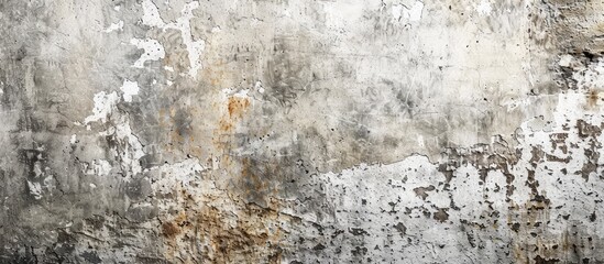 Poster - Background texture of a grunge concrete wall with copy space image.
