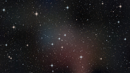Wall Mural - Deep space vector illustration. Background for presentation, landing page, booklet, banner