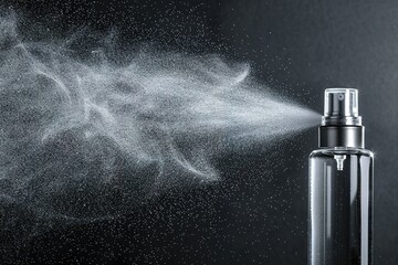 Water spray mist of atomizer on transparent background. Graphic concept for your design.