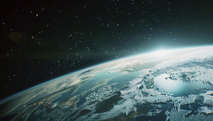 Wall Mural - earth in space