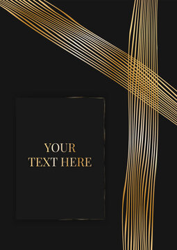 Luxury background. Banner with place for text.