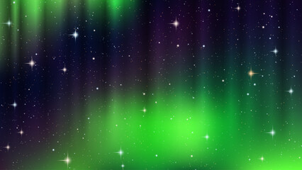 Wall Mural - Deep space vector illustration. Background for presentation, landing page, booklet, banner
