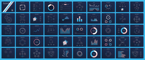Wall Mural - vector graphics infographics with mobile phone. template for creating mobile applications, workflow 