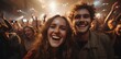© MMerellinn - Concert energy: people at music concert, cheering crowd, electrifying atmosphere as fans unite, immerse in live music experience, celebrate their favorite artists with enthusiastic cheers, applause.