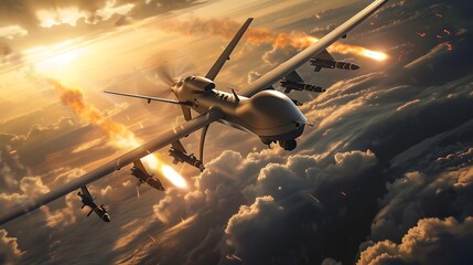 Futuristic Drone Warfare Tactics Deployed in Combat