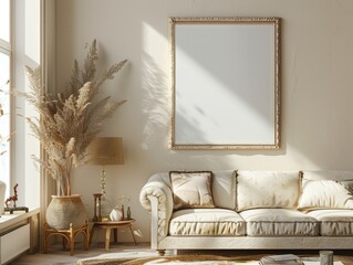 Wall Mural - Cozy living room interior