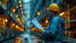 © zhia studio - Industrial Worker Planning Building Development on a Construction Site