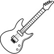 © ERIK - vector illustration of electric guitar