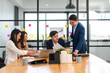 © Art_Photo - Business asian team professional collaborative meeting at office, teamwork, innovation and strategy, charts, brainstorming session, ideal corporate, business planning, successful startup at workplace