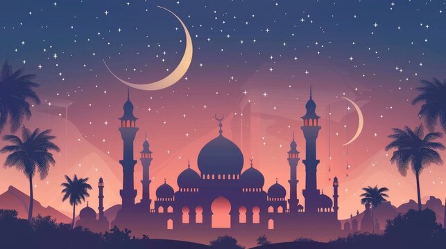 nice bakrid eid al adha festival banne AI generated