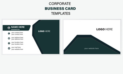 Luxury modern creative business card template for business and personal use.