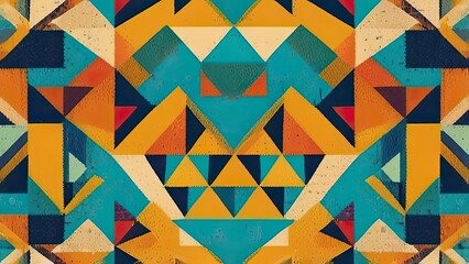 Wall Mural - abstract geometric background