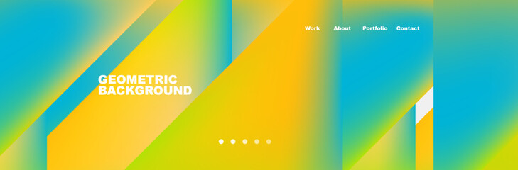 Triangle minimal web site page background design. Vector Illustration For Wallpaper, Banner, Background, Card, Book Illustration, landing page