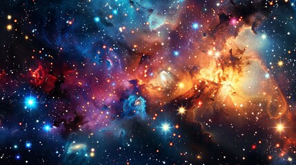 Wall Mural - A collage featuring space, science, and education elements could be a captivating and educational piece.