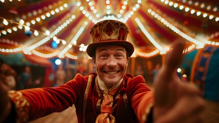 portrait of a person in a carnival