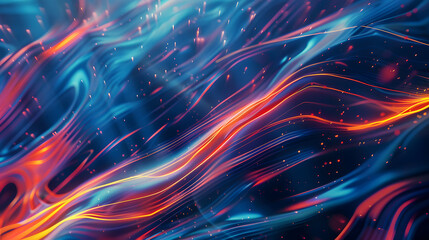 Wall Mural - abstract colorful lights rays background
