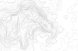 © Thongchai Jindaphant - Topographic grey line contours of mountains map background. Vector Map Illustration.