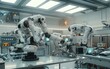© Georgii - Advanced robotic arms working in a high-tech industrial laboratory environment
