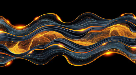 Wall Mural - abstract waves