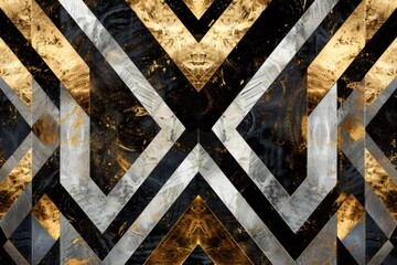 Poster - geometric abstract background creating a luxurious and sophisticated look.