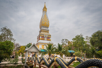 Phra That Bua Thong at Wat Soda Pradittharam, Ratchaburi, Thailand