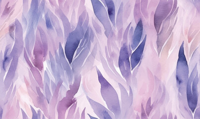 Wall Mural - abstract watercolor background, shades of lavender, soft, pattern