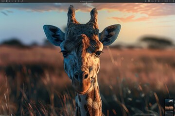 An engaging visual sequence depicting the editing process of a wildlife photograph, from the initial raw capture to the final edited piece