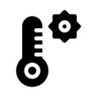 © Deione - hot glyph icon