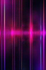 Wall Mural - Abstract Geometric Lines and Dots in Pink and Purple