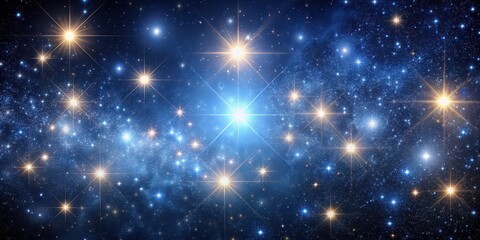 Wall Mural - mesmerizing image of twinkling stars in a deep space galaxy, space, stars, astronomy, universe, cosm