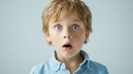 Sticker - The shocked young boy