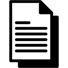 Sticker - Vector Icon Documents, files, forms, list, file