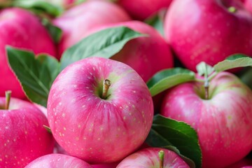 Wall Mural - Pink Lady Apples, background