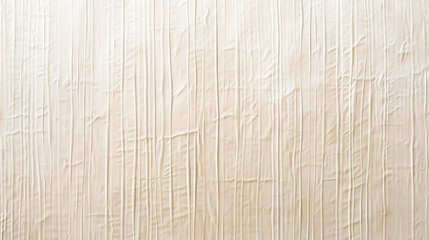 Poster - The white textured beige paper background features vertical lines. The high resolution white paper texture provides blank space for text or design in the style of various artists.


