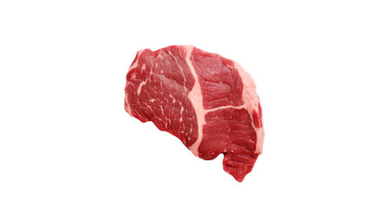 Wall Mural - peace of meat cutout. isolated tasty raw meat on transparent background