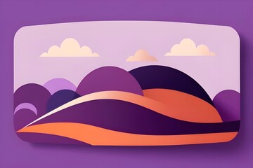 Multi-colored horizontal stripes resembling a landscape with hills,  illustration, flat, 2D, vector art, Vibrant, Gradient, Pattern, Scenic, Abstract, Layers, Earthy, Artistic, Creative, Desig