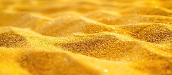 Wall Mural - Background of yellow sand with copy space image.