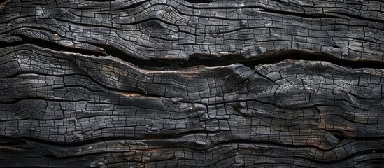 Aufkleber - Background surface with an old natural pattern on dark wood texture, suitable for a copy space image.
