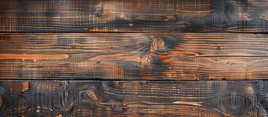 Leinwandbilder - Top view of a wooden table showing the texture of the wood, ideal for adding text or images in the copy space image.