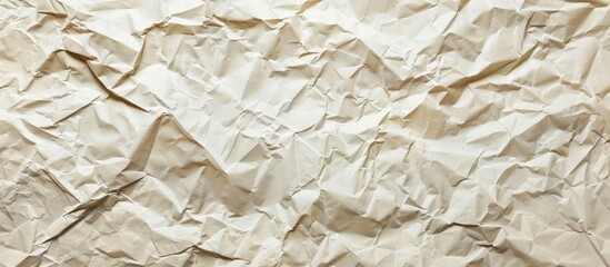 Poster - Natural crumpled paper texture with copy space image.