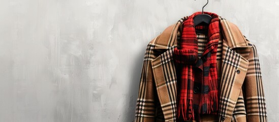 Poster - Stylish men's clothing showcased against a blank copy space image.